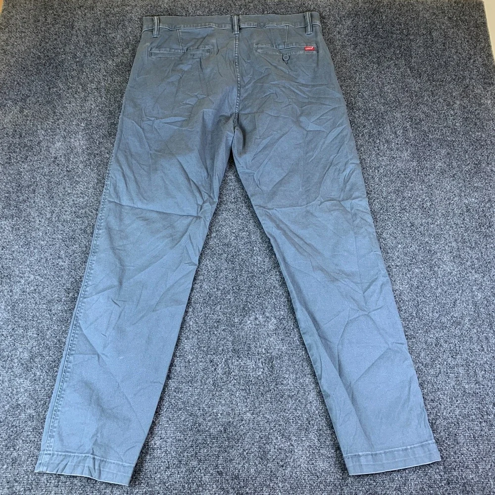 Levi's XX Chino Pants Men 34x29.5 Dark Slate Standard Twill Mid Rise Tapered Leg